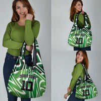 Custom Nigeria Football Grocery Bag Sporty Super Eagles