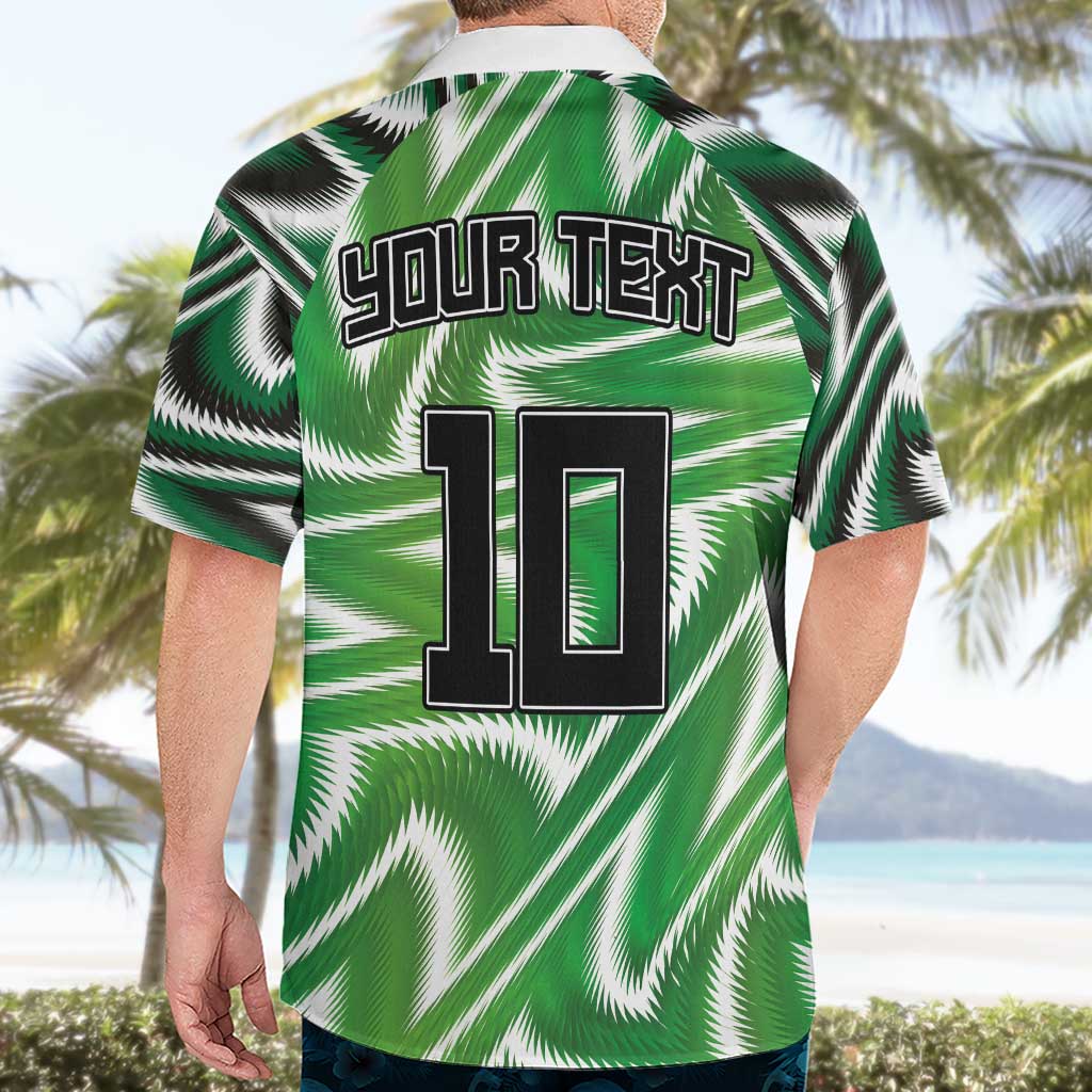 Custom Nigeria Football Hawaiian Shirt Sporty Super Eagles