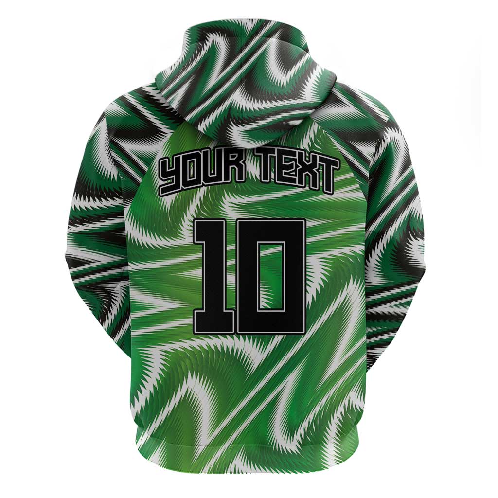 Custom Nigeria Football Hoodie Sporty Super Eagles