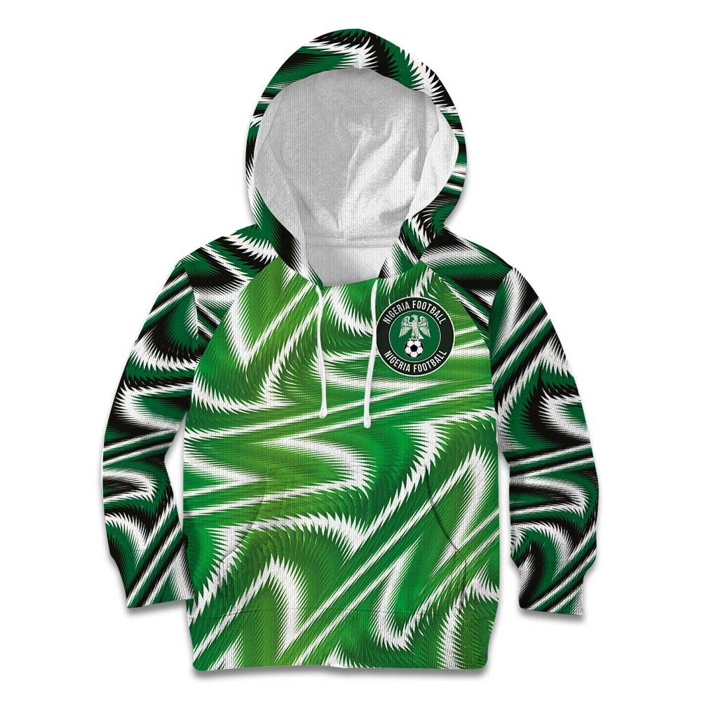 Custom Nigeria Football Kid Hoodie Sporty Super Eagles