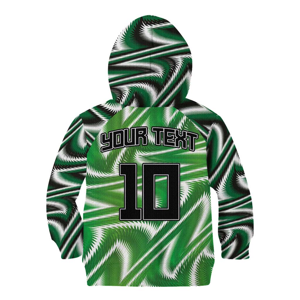 Custom Nigeria Football Kid Hoodie Sporty Super Eagles