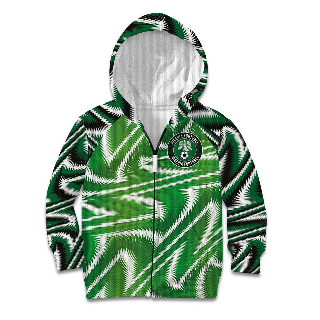 Custom Nigeria Football Kid Hoodie Sporty Super Eagles
