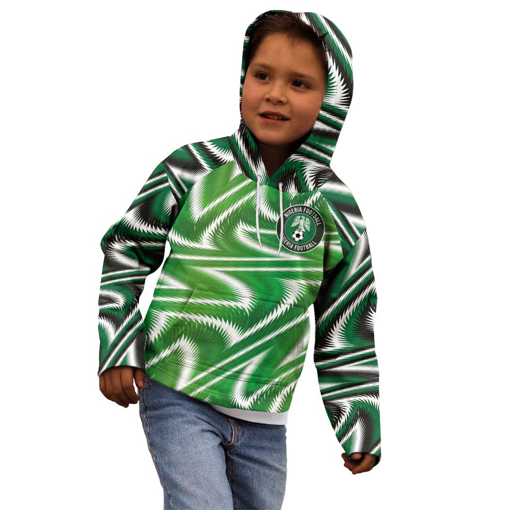 Custom Nigeria Football Kid Hoodie Sporty Super Eagles