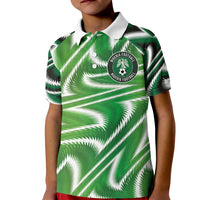 Custom Nigeria Football Kid Polo Shirt Sporty Super Eagles