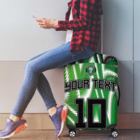 Custom Nigeria Football Luggage Cover Sporty Super Eagles