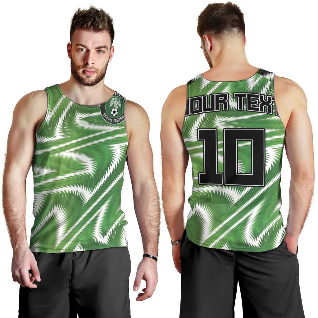 Custom Nigeria Football Men Tank Top Sporty Super Eagles