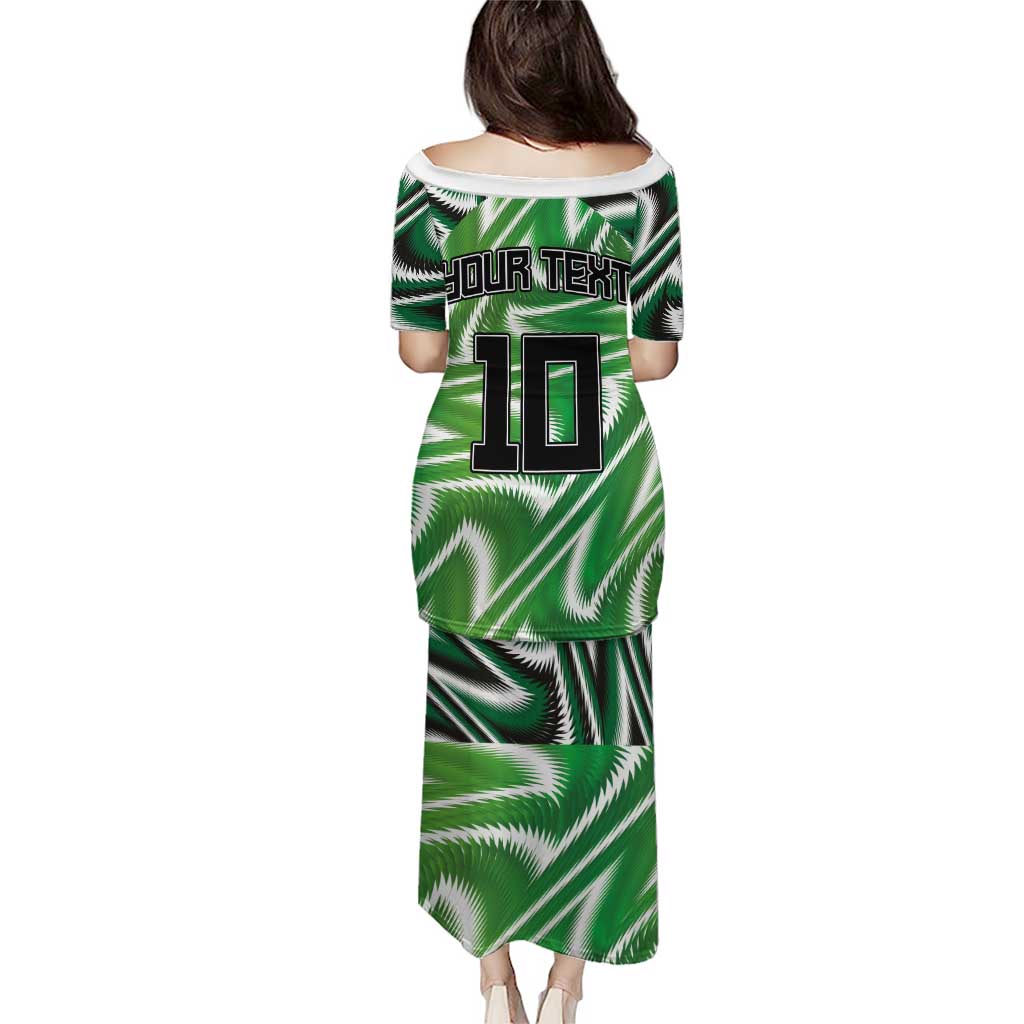 Custom Nigeria Football Puletasi Sporty Super Eagles