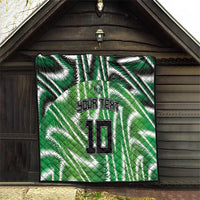 Custom Nigeria Football Quilt Sporty Super Eagles
