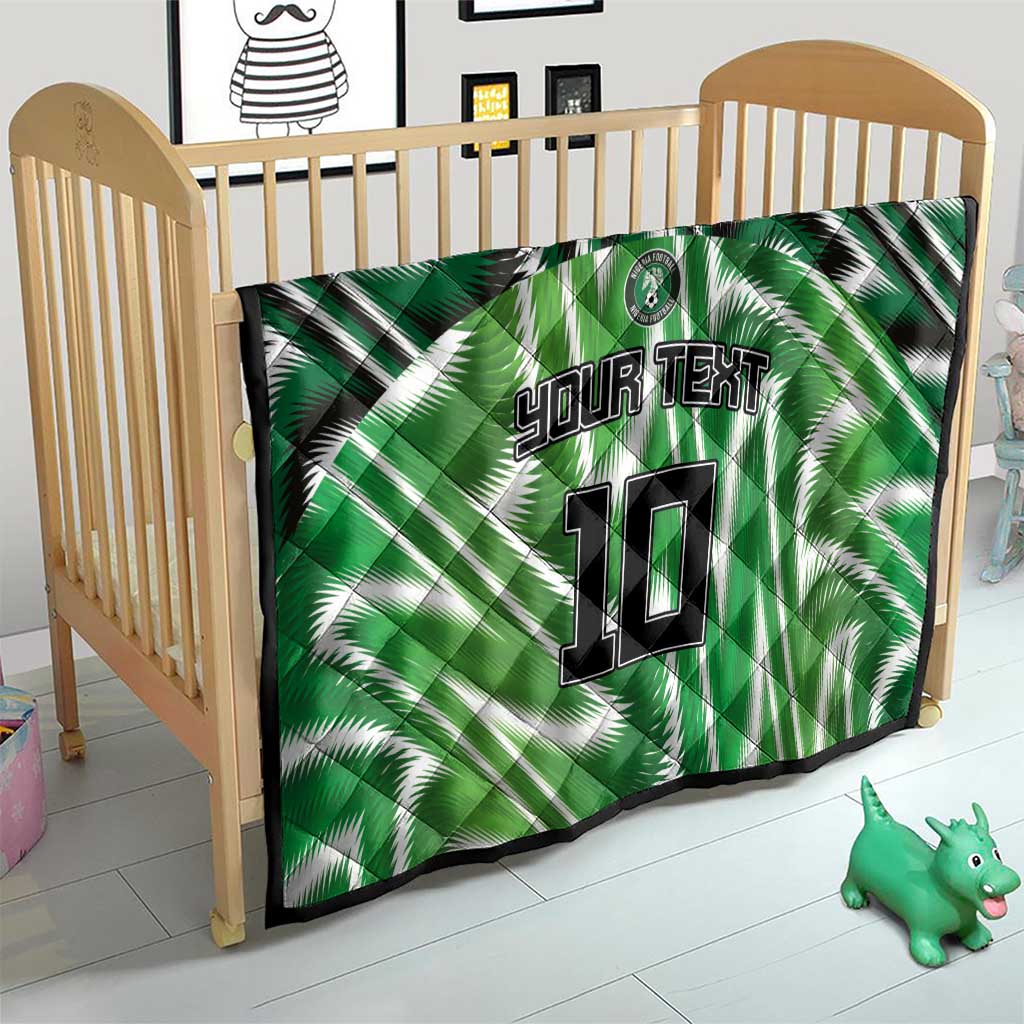Custom Nigeria Football Quilt Sporty Super Eagles