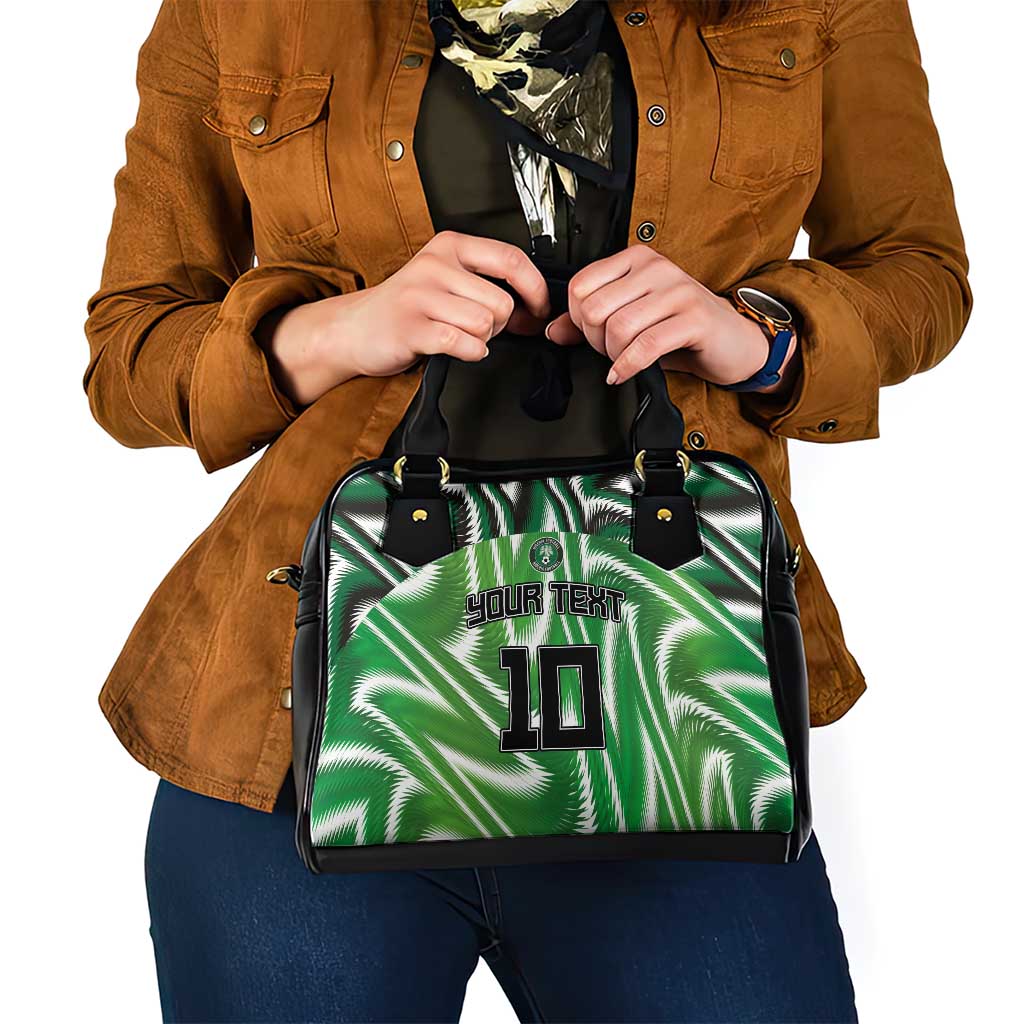 Custom Nigeria Football Shoulder Handbag Sporty Super Eagles