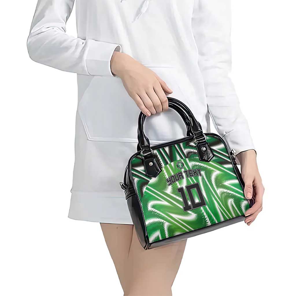 Custom Nigeria Football Shoulder Handbag Sporty Super Eagles