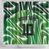 Custom Nigeria Football Shower Curtain Sporty Super Eagles