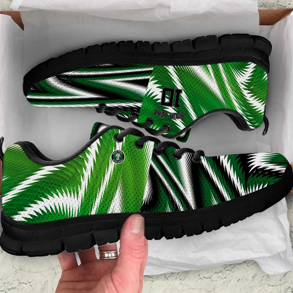 Custom Nigeria Football Sneakers Sporty Super Eagles