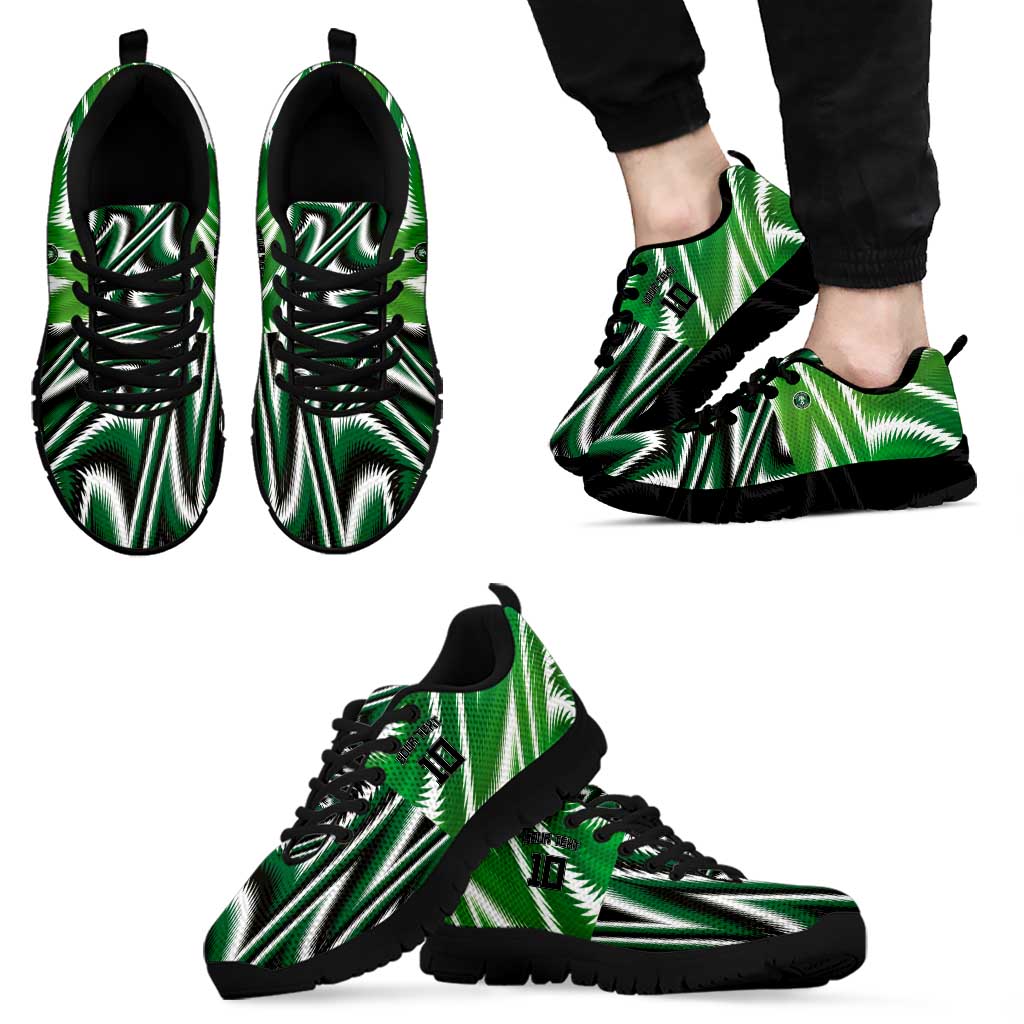 Custom Nigeria Football Sneakers Sporty Super Eagles