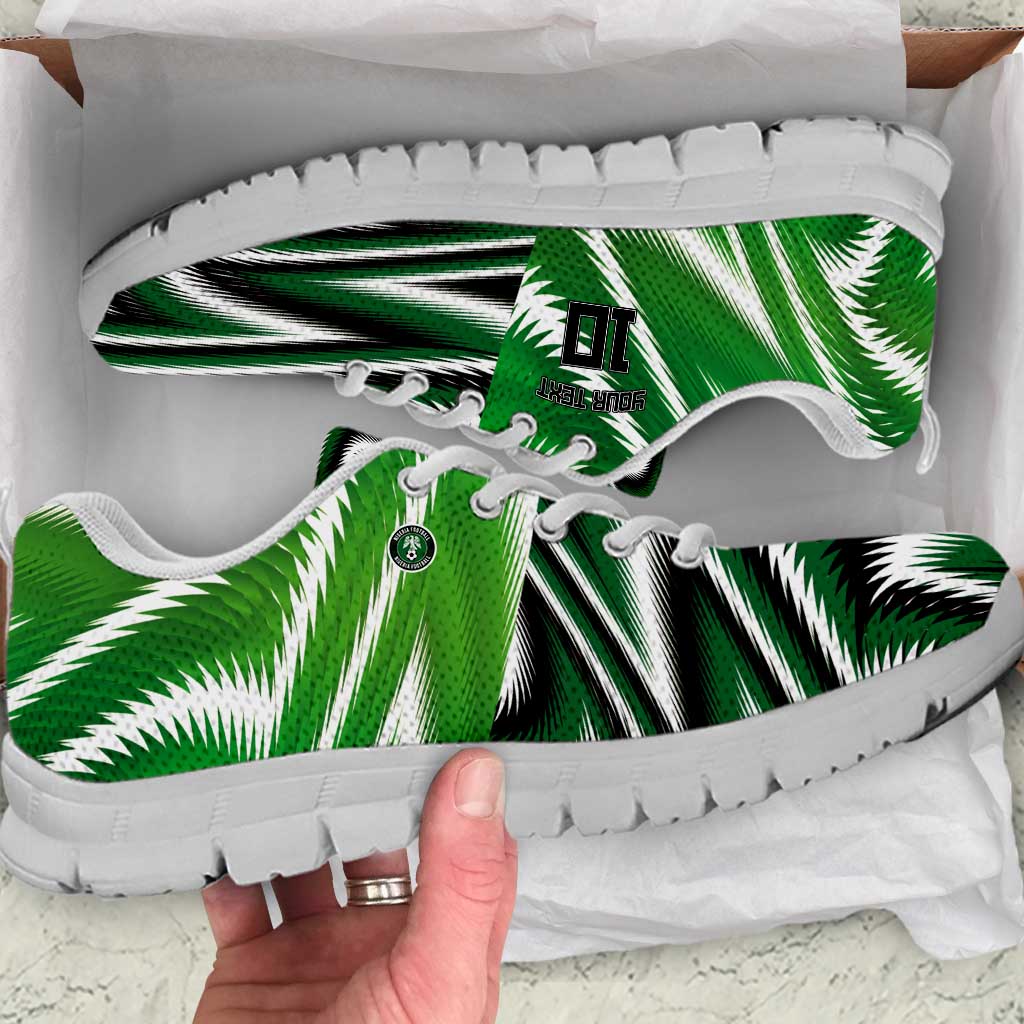 Custom Nigeria Football Sneakers Sporty Super Eagles