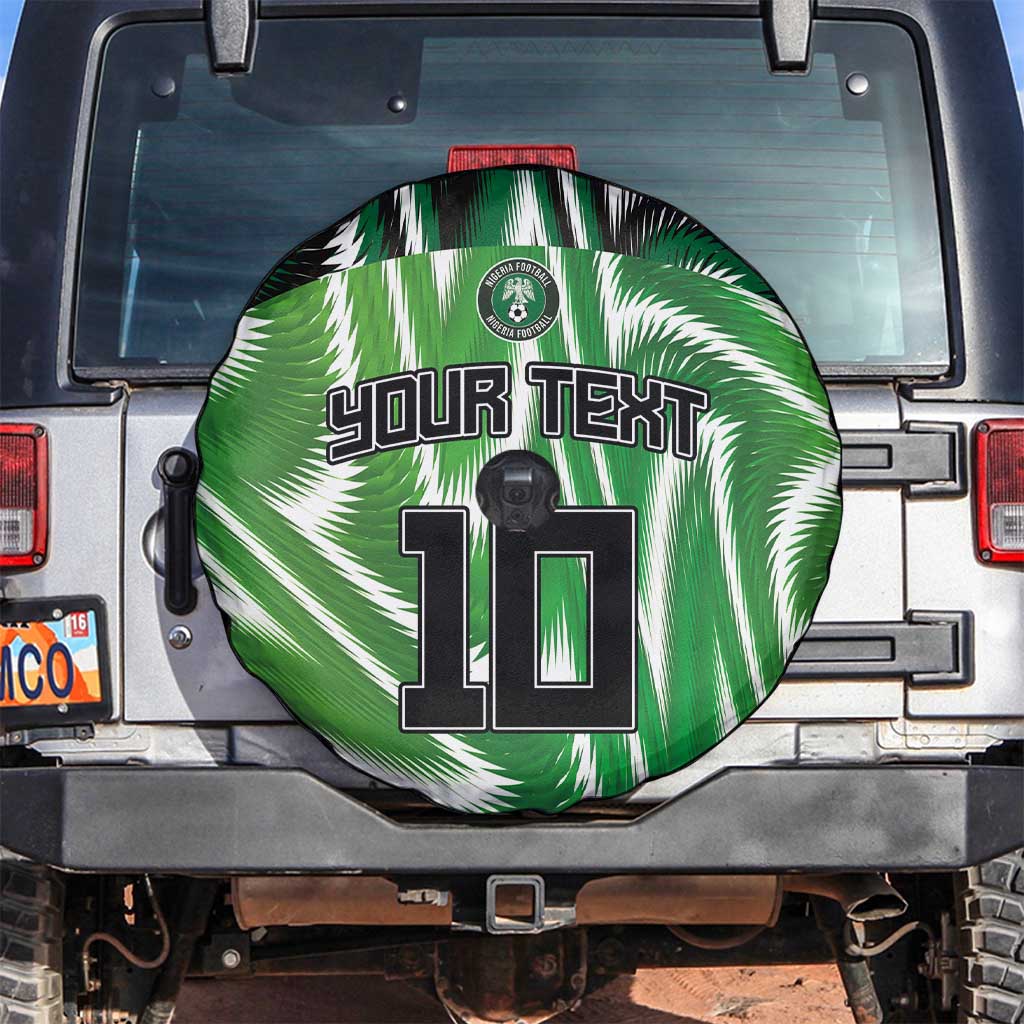 Custom Nigeria Football Spare Tire Cover Sporty Super Eagles