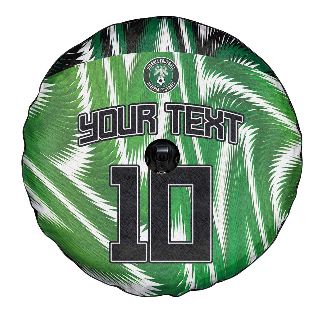 Custom Nigeria Football Spare Tire Cover Sporty Super Eagles