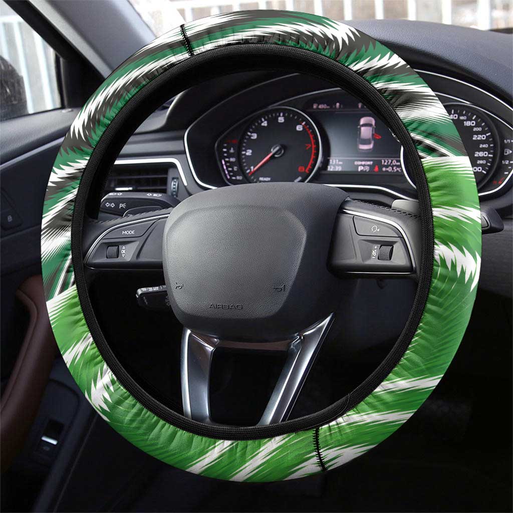 Nigeria Football Steering Wheel Cover Sporty Super Eagles