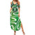 Custom Nigeria Football Summer Maxi Dress Sporty Super Eagles