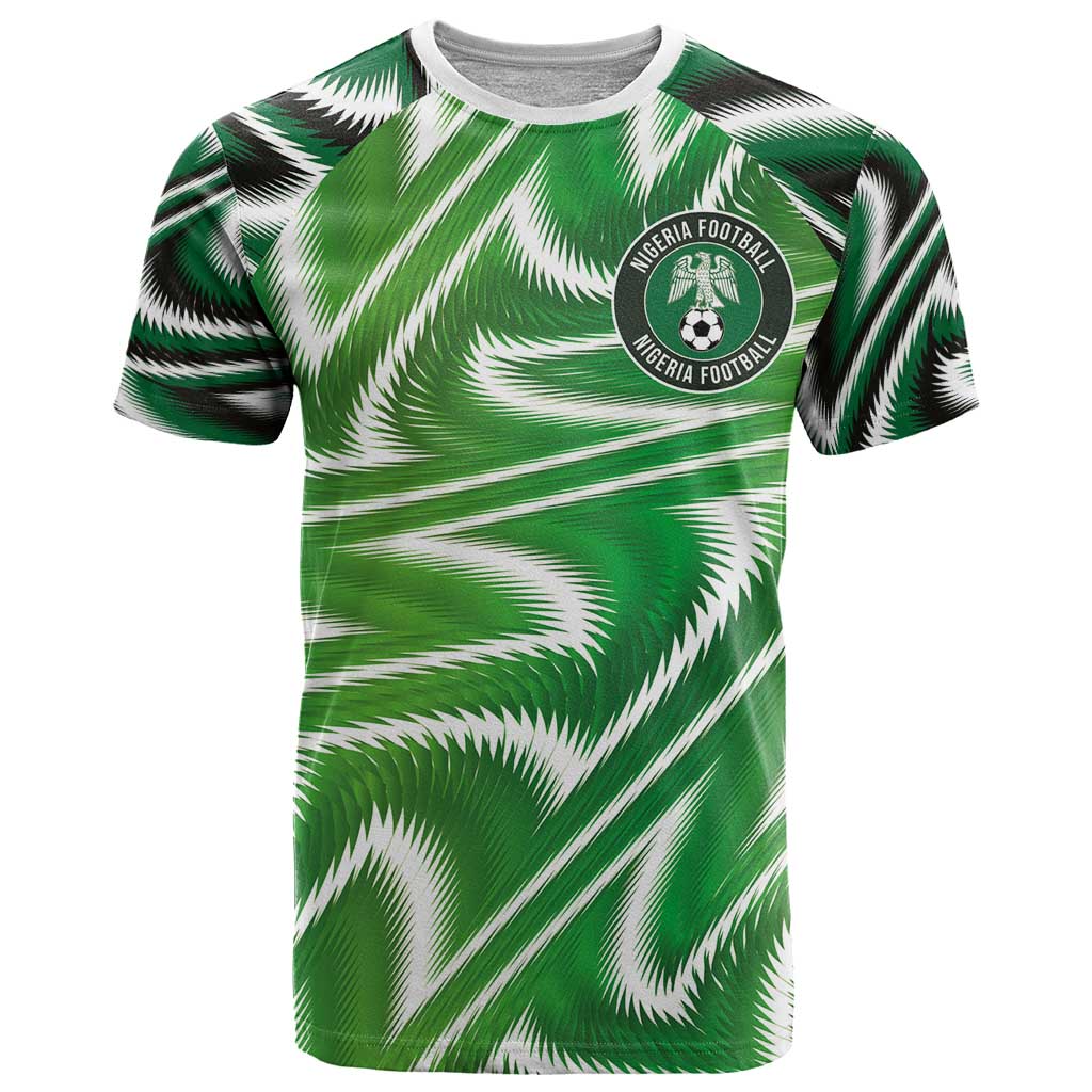 Custom Nigeria Football T Shirt Sporty Super Eagles