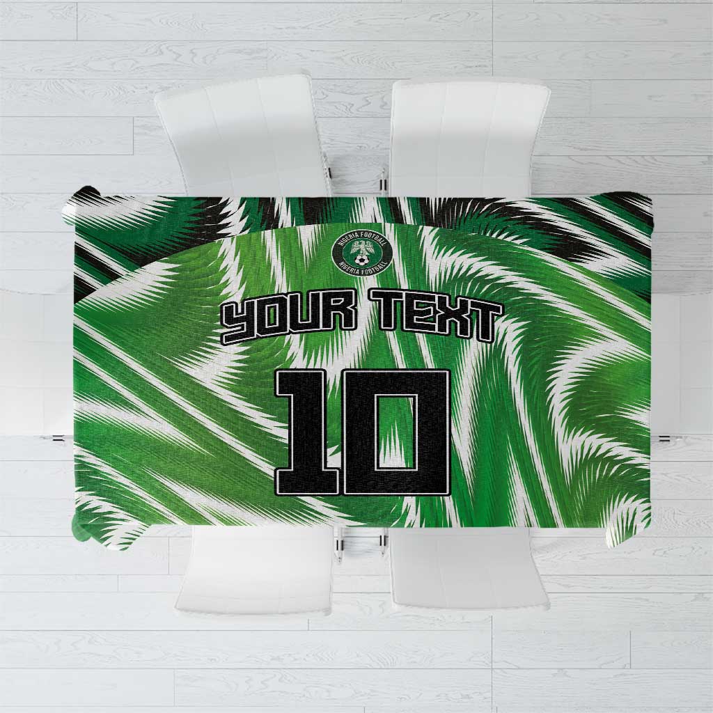 Custom Nigeria Football Tablecloth Sporty Super Eagles