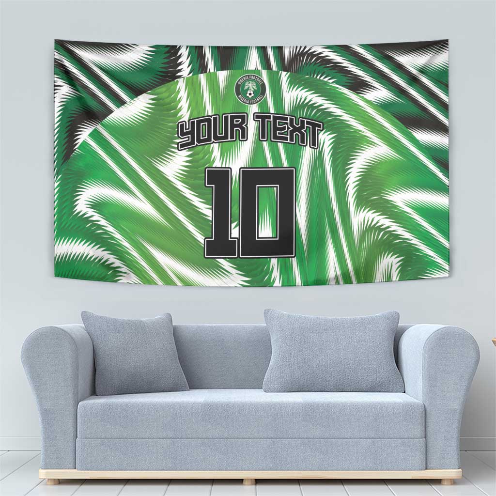 Custom Nigeria Football Tapestry Sporty Super Eagles