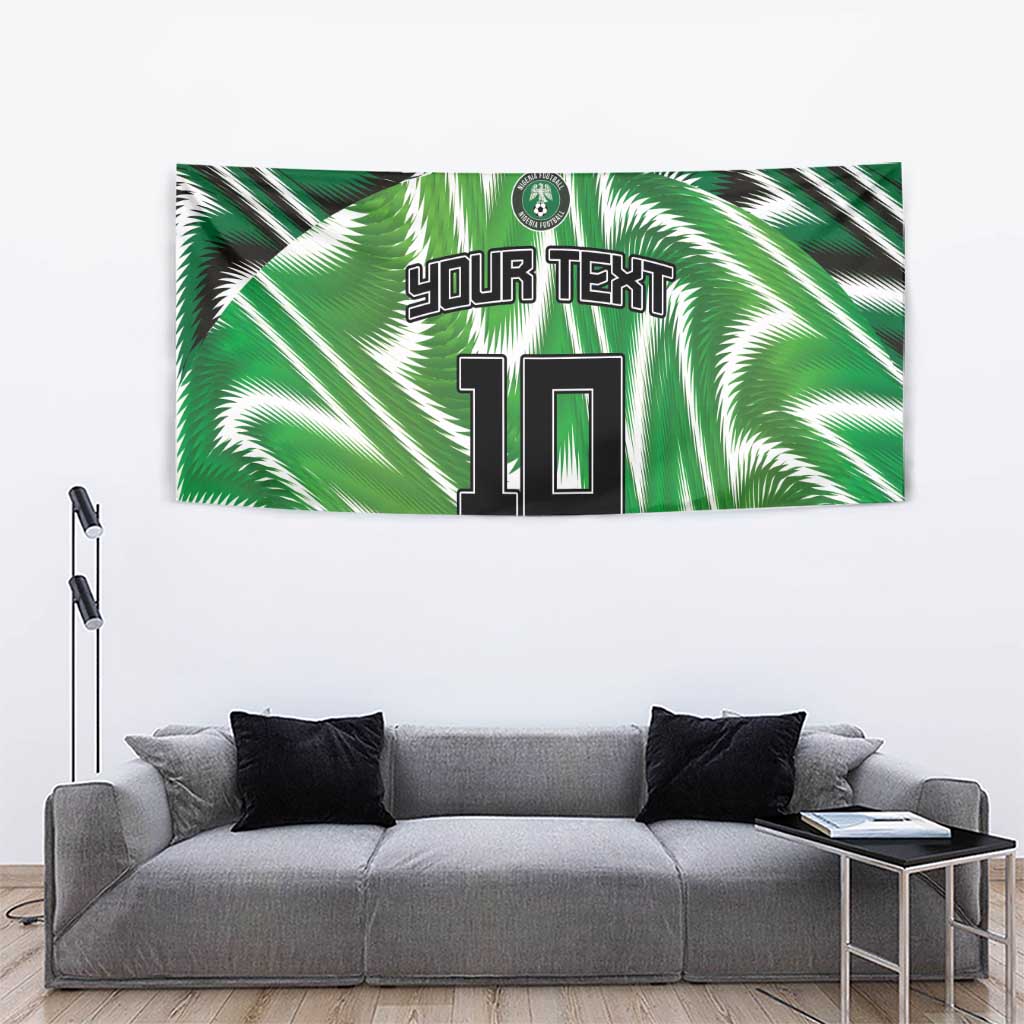 Custom Nigeria Football Tapestry Sporty Super Eagles
