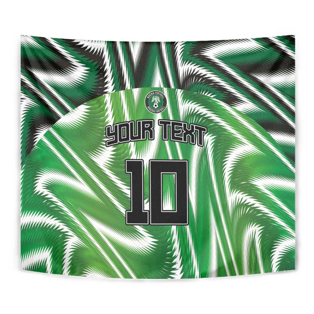 Custom Nigeria Football Tapestry Sporty Super Eagles