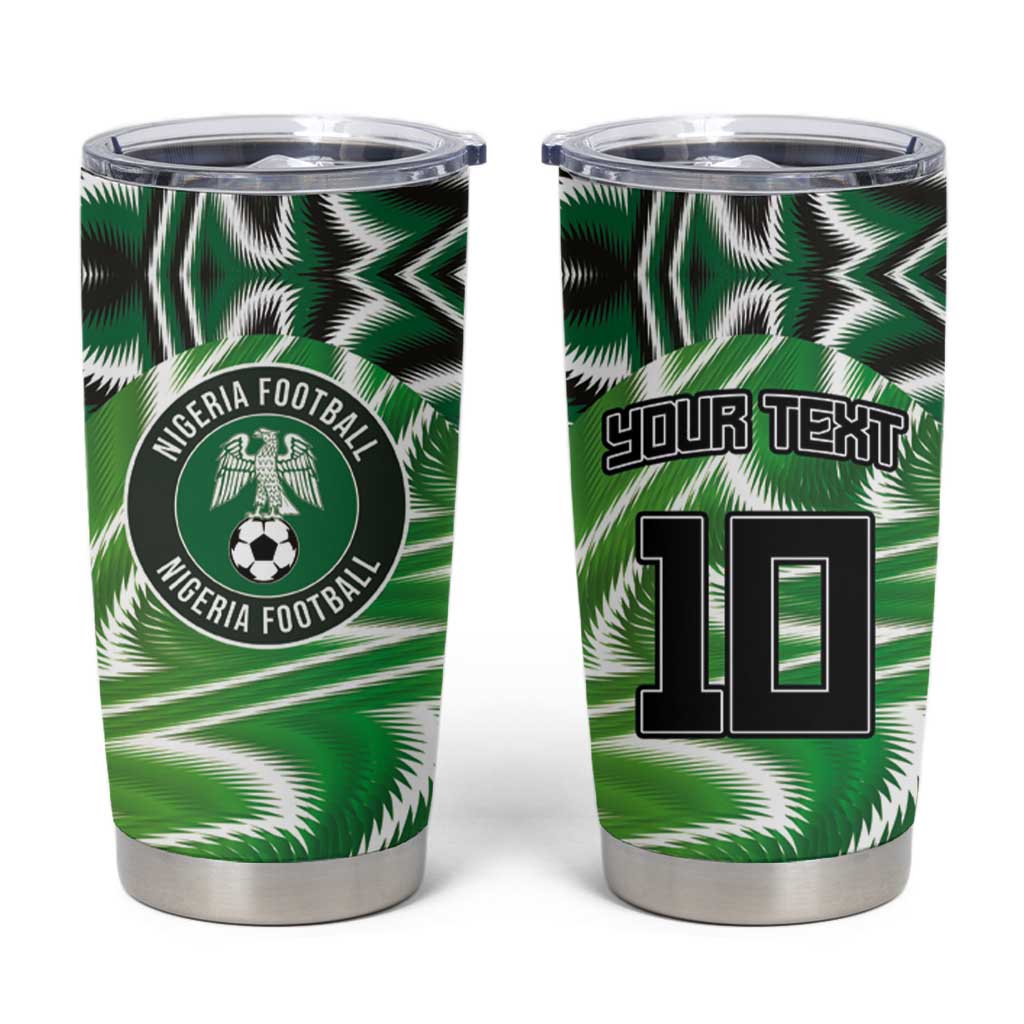 Custom Nigeria Football Tumbler Cup Sporty Super Eagles