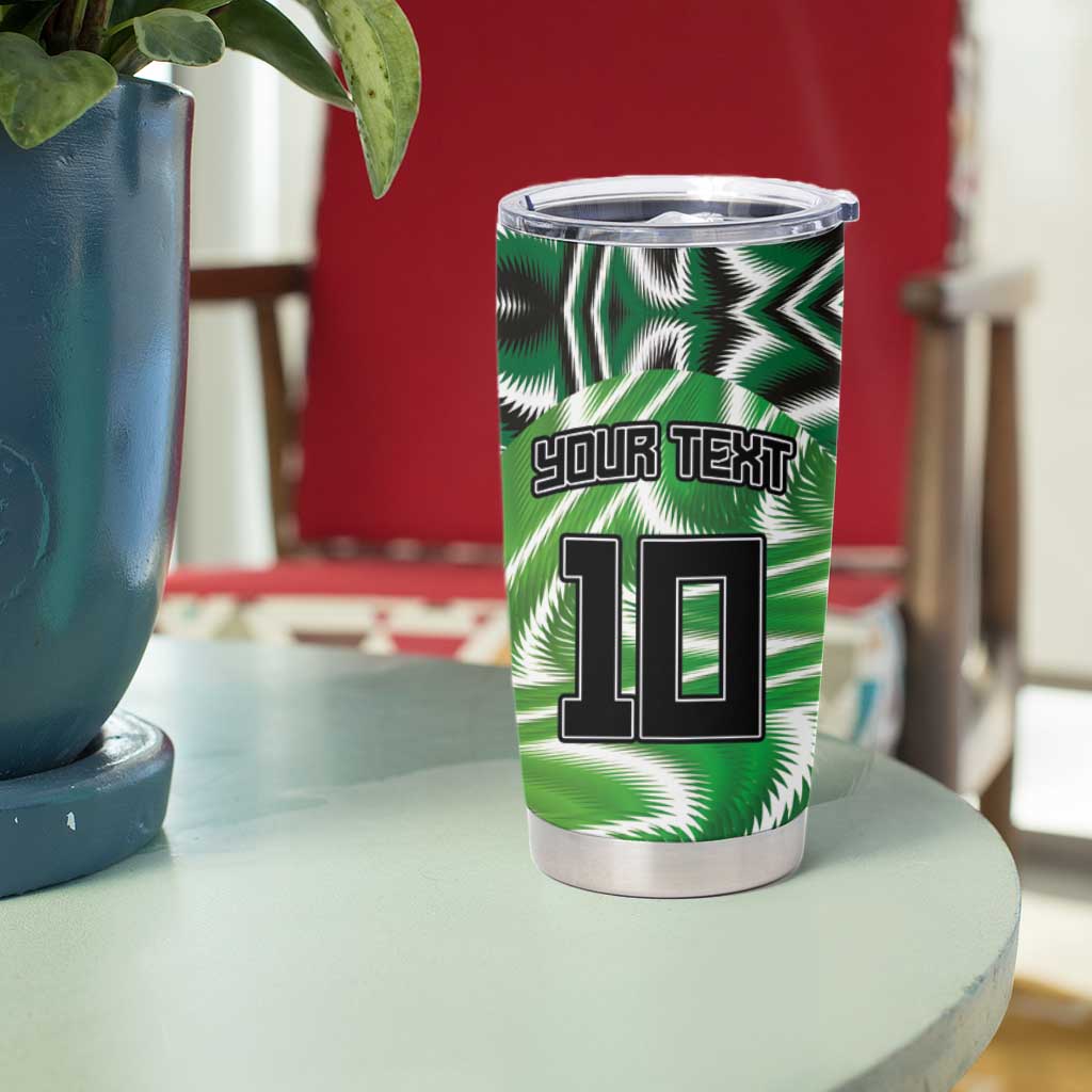 Custom Nigeria Football Tumbler Cup Sporty Super Eagles