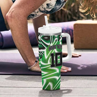 Custom Nigeria Football Tumbler With Handle Sporty Super Eagles