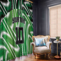 Custom Nigeria Football Window Curtain Sporty Super Eagles
