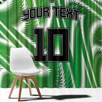 Custom Nigeria Football Window Curtain Sporty Super Eagles