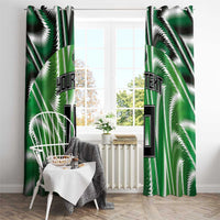 Custom Nigeria Football Window Curtain Sporty Super Eagles