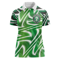 Custom Nigeria Football Women Polo Shirt Sporty Super Eagles