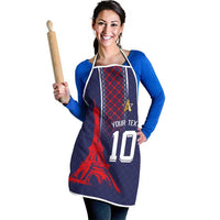Custom Midnight Navy Football Apron Paris Architectural Heritage Style - Wonder Print Shop