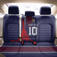 Custom Midnight Navy Football Back Car Seat Cover Paris Architectural Heritage Style - Wonder Print Shop