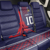 Custom Midnight Navy Football Back Car Seat Cover Paris Architectural Heritage Style - Wonder Print Shop