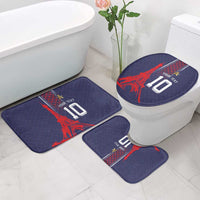 Custom Midnight Navy Football Bathroom Set Paris Architectural Heritage Style - Wonder Print Shop