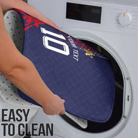 Custom Midnight Navy Football Bathroom Set Paris Architectural Heritage Style - Wonder Print Shop