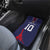 Custom Midnight Navy Football Car Mats Paris Architectural Heritage Style - Wonder Print Shop