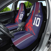 Custom Midnight Navy Football Car Seat Cover Paris Architectural Heritage Style - Wonder Print Shop