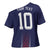 Custom Midnight Navy Football Cross Shoulder Shirt Paris Architectural Heritage Style - Wonder Print Shop