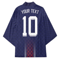 Custom Midnight Navy Football Kimono Paris Architectural Heritage Style - Wonder Print Shop