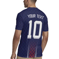 Custom Midnight Navy Football Rugby Jersey Paris Architectural Heritage Style - Wonder Print Shop