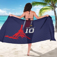 Custom Midnight Navy Football Sarong Paris Architectural Heritage Style - Wonder Print Shop
