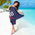 Custom Midnight Navy Football Sarong Paris Architectural Heritage Style - Wonder Print Shop