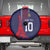 Custom Midnight Navy Football Spare Tire Cover Paris Architectural Heritage Style - Wonder Print Shop