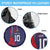 Custom Midnight Navy Football Spare Tire Cover Paris Architectural Heritage Style - Wonder Print Shop