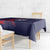 Custom Midnight Navy Football Tablecloth Paris Architectural Heritage Style - Wonder Print Shop